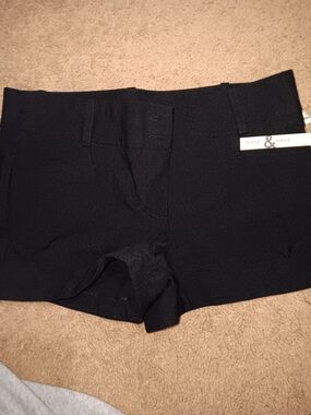 Have & Have Black Women's Dress Shorts